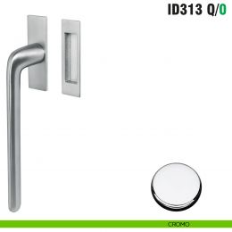 Maniglione per alzante scorrevole ID313 Q/0 singolo Colombo Design con placca minimale Zero Evolution 2