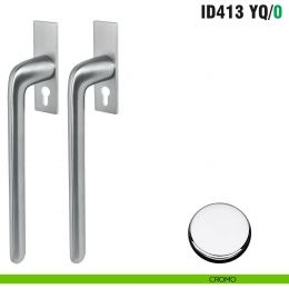 Maniglione per alzante scorrevole ID413 YQ/0 accoppiato Colombo Design con placca minimale Zero Evolution 2