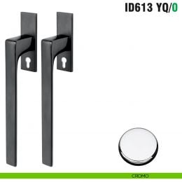 Maniglione per alzante scorrevole ID613 YQ/0 accoppiato Colombo Design con placca minimale Zero Evolution 2