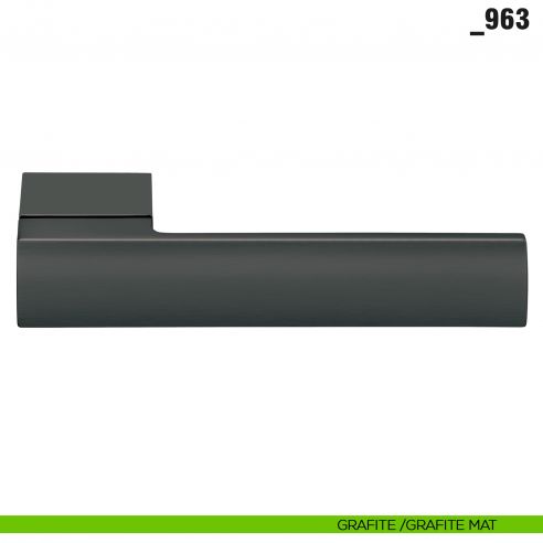 Maniglia per porta _963 Colombo Design grafite - grafite mat