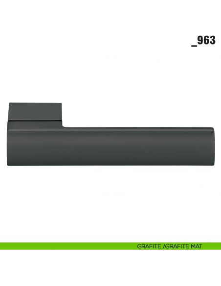 Maniglia per porta _963 Colombo Design grafite - grafite mat