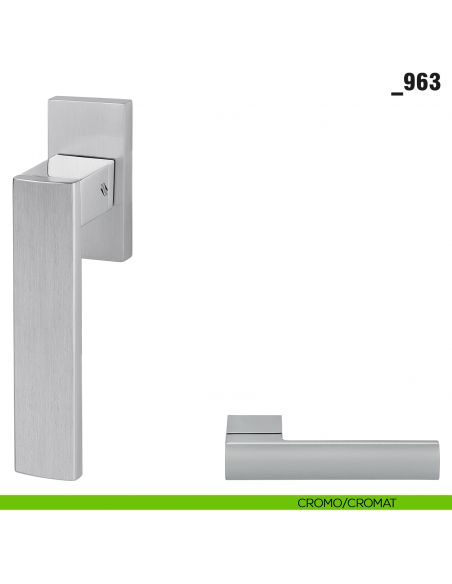 Maniglia per finestra martellina DK _963 Colombo Design cromo - cromat