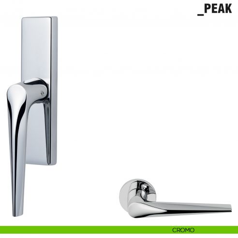 Maniglia per finestra cremonese Peak Colombo Design cromo