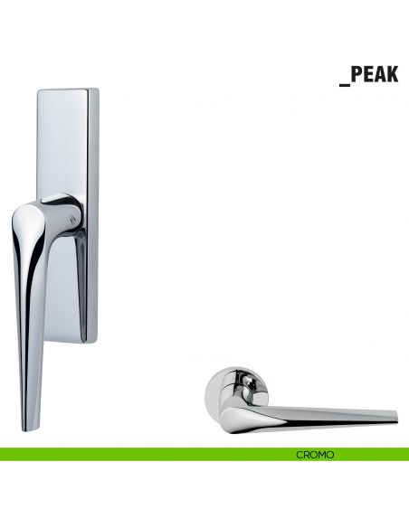 Maniglia per finestra cremonese Peak Colombo Design cromo