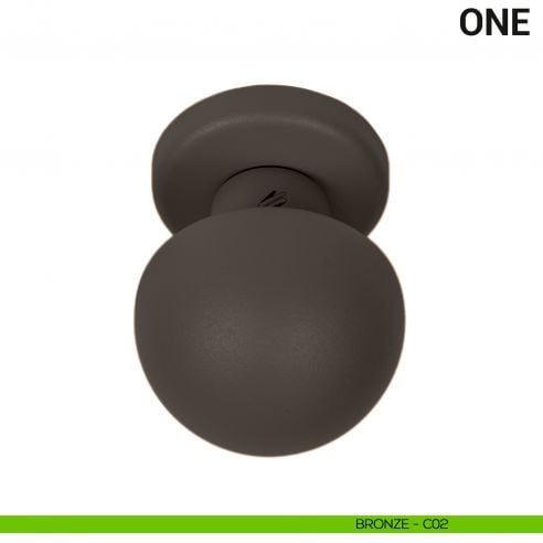 Pomolo per porta fisso One Colombo Design Mood Collection bronze