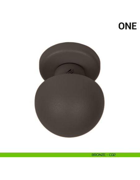 Pomolo per porta fisso One Colombo Design Mood Collection bronze