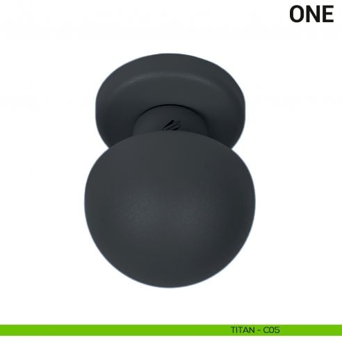 Pomolo per porta fisso One Colombo Design Mood Collection titan