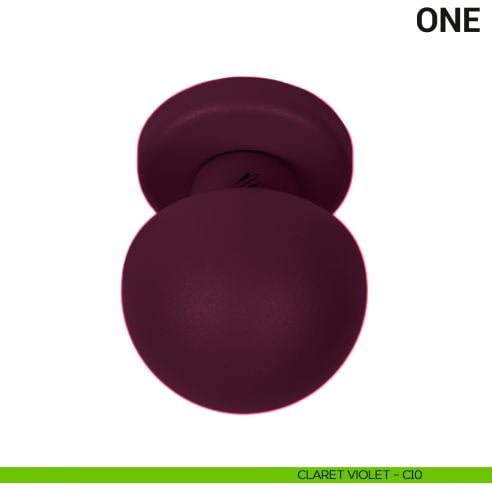 Pomolo per porta fisso One Colombo Design Mood Collection claret violet