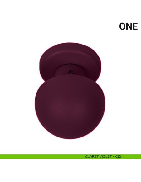 Pomolo per porta fisso One Colombo Design Mood Collection claret violet