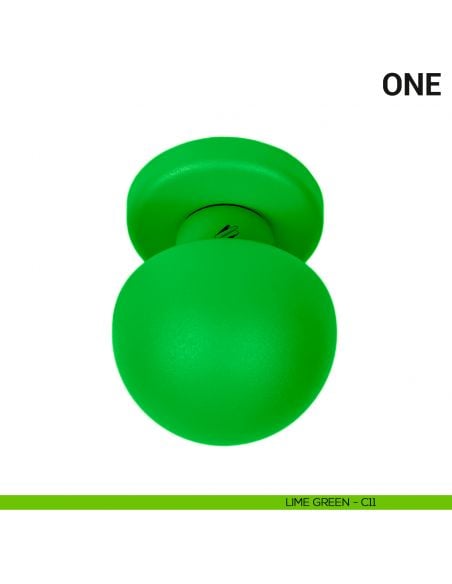 Pomolo per porta fisso One Colombo Design Mood Collection lime green