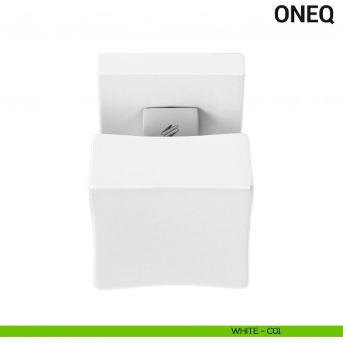 Pomolo per porta fisso One Q Colombo Design Mood Collection white