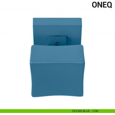 Pomolo per porta fisso One Q Colombo Design Mood Collection ocean blue