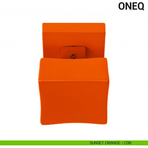 Pomolo per porta fisso One Q Colombo Design Mood Collection sunset orange