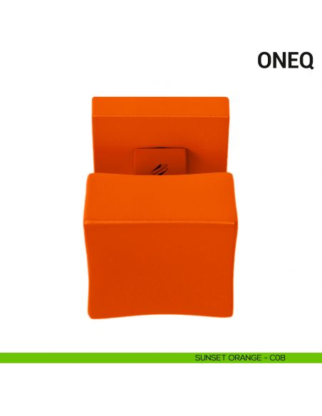 Pomolo per porta fisso One Q Colombo Design Mood Collection sunset orange