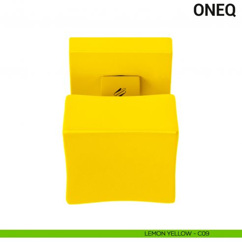 Pomolo per porta fisso One Q Colombo Design Mood Collection lemon yellow