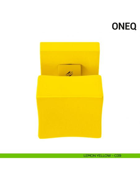 Pomolo per porta fisso One Q Colombo Design Mood Collection lemon yellow