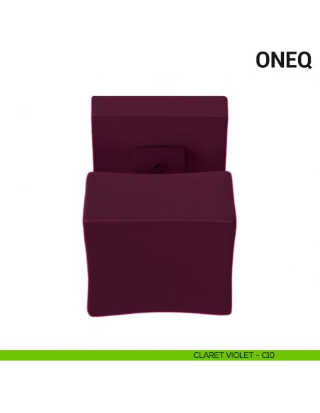 Pomolo per porta fisso One Q Colombo Design Mood Collection claret violet