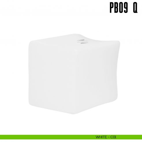 Pomolino quadrato per limitatore d'apertura PB09/Q Colombo Design Mood Collection white