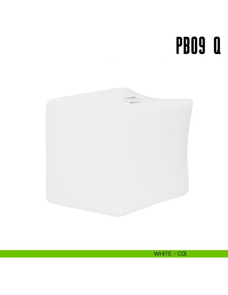 Pomolino quadrato per limitatore d'apertura PB09/Q Colombo Design Mood Collection white