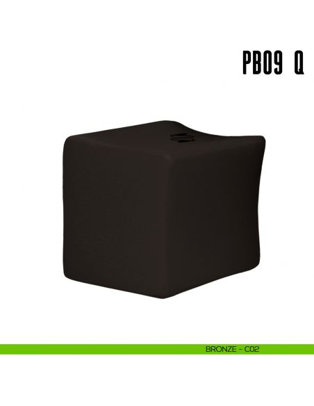Pomolino quadrato per limitatore d'apertura PB09/Q Colombo Design Mood Collection bronze