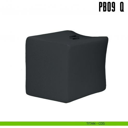 Pomolino quadrato per limitatore d'apertura PB09/Q Colombo Design Mood Collection titan