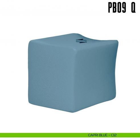 Pomolino quadrato per limitatore d'apertura PB09/Q Colombo Design Mood Collection ocean blue