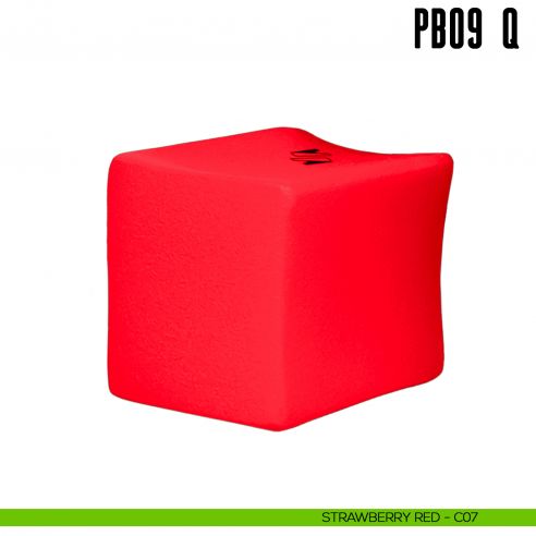 Pomolino quadrato per limitatore d'apertura PB09/Q Colombo Design Mood Collection strawberry red