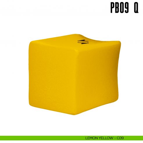 Pomolino quadrato per limitatore d'apertura PB09/Q Colombo Design Mood Collection lemon yellow