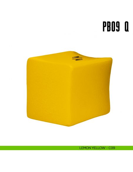 Pomolino quadrato per limitatore d'apertura PB09/Q Colombo Design Mood Collection lemon yellow