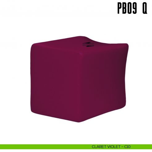 Pomolino quadrato per limitatore d'apertura PB09/Q Colombo Design Mood Collection claret violet