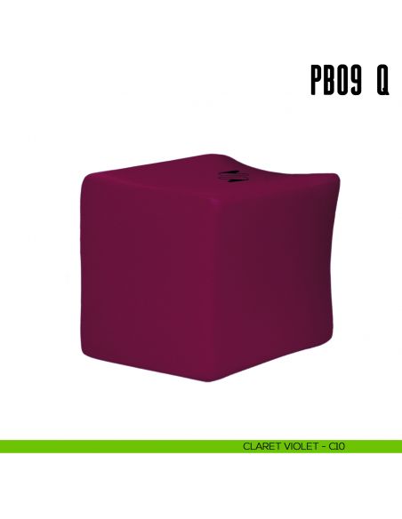 Pomolino quadrato per limitatore d'apertura PB09/Q Colombo Design Mood Collection claret violet