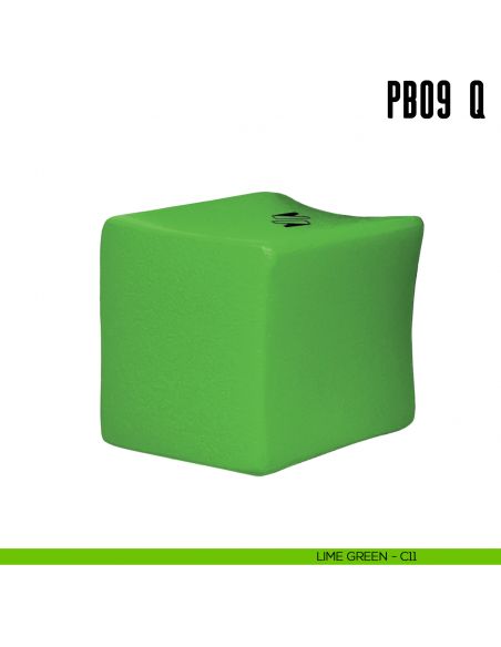 Pomolino quadrato per limitatore d'apertura PB09/Q Colombo Design Mood Collection lime green