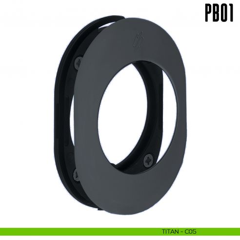 Rosetta con sottorosetta in nylon PB01 Colombo Design Mood Collection titan