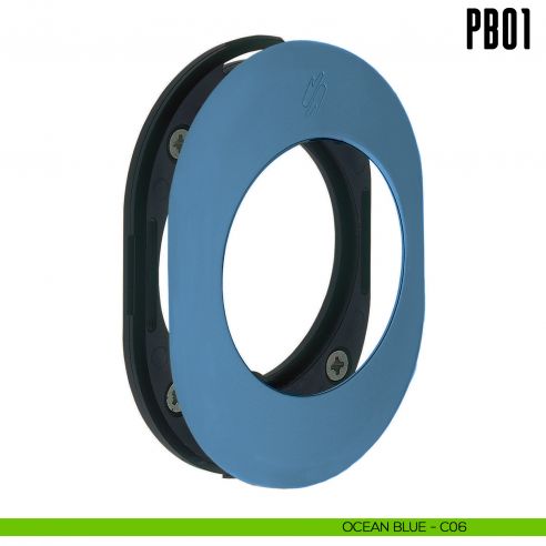 Rosetta con sottorosetta in nylon PB01 Colombo Design Mood Collection ocean blue