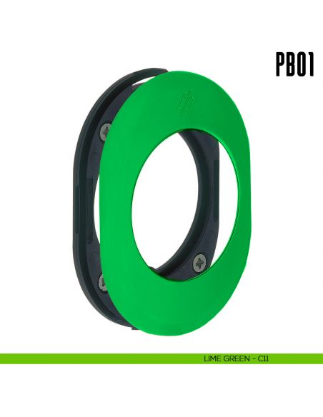 Rosetta con sottorosetta in nylon PB01 Colombo Design Mood Collection lime green