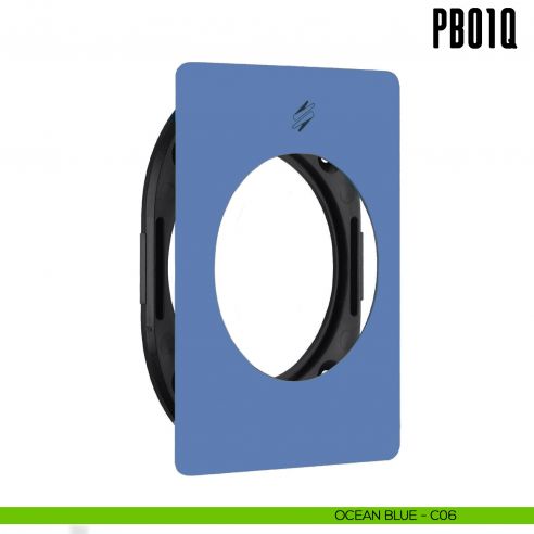 Rosetta quadrata con sottorosetta in nylon PB01/Q Colombo Design Mood Collection ocean blue