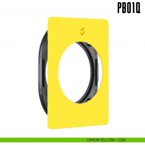 Rosetta quadrata con sottorosetta in nylon PB01/Q Colombo Design Mood Collection lemon yellow