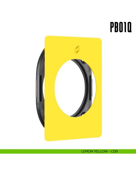 Rosetta quadrata con sottorosetta in nylon PB01/Q Colombo Design Mood Collection lemon yellow
