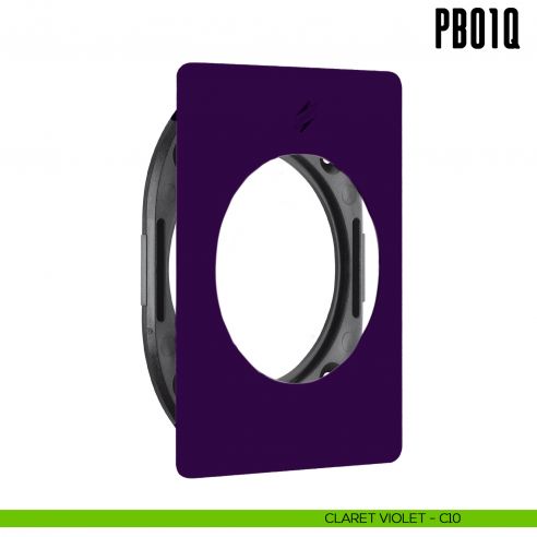 Rosetta quadrata con sottorosetta in nylon PB01/Q Colombo Design Mood Collection claret violet