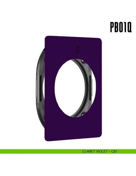 Rosetta quadrata con sottorosetta in nylon PB01/Q Colombo Design Mood Collection claret violet
