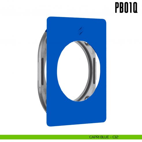 Rosetta quadrata con sottorosetta in nylon PB01/Q Colombo Design Mood Collection capri blue