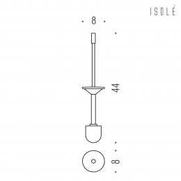 Manico con ciuffo Colombo Design Isole B9458
