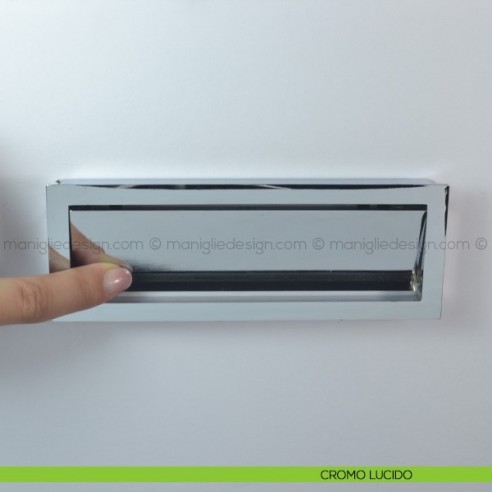 Maniglia incasso per mobile Confalonieri MB09107A cromo lucido