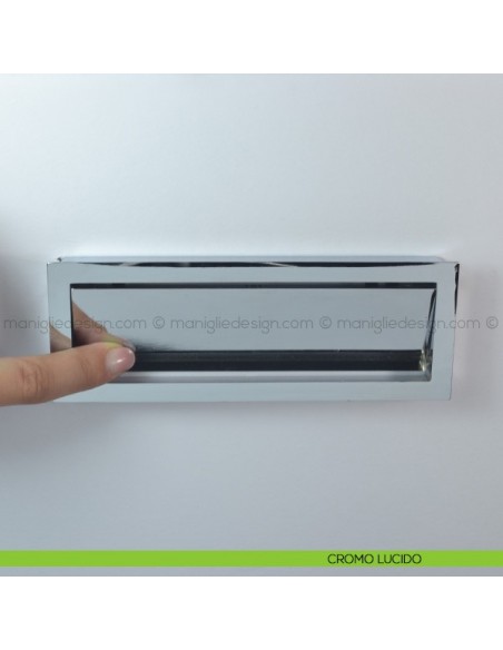 Maniglia incasso per mobile Confalonieri MB09107A cromo lucido