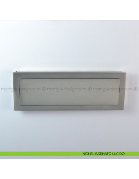 Maniglia incasso per mobile Confalonieri MB09107A nichel satinato lucido