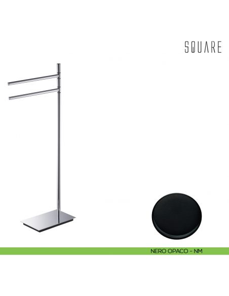 Piantana porta salvietta Colombo Design Square neromat