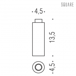Contenitore per spandisapone Colombo Design Square W4955