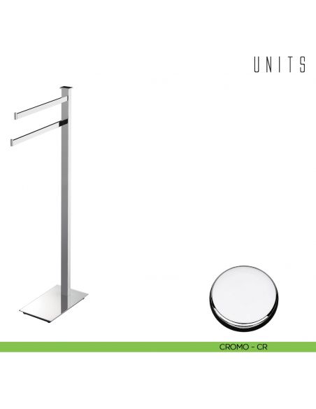 Piantana porta salvietta Colombo Design Units cromo