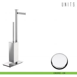 Piantana porta rotolo e porta scopino Colombo Design Units 2