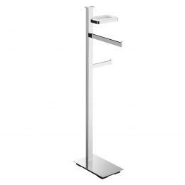 Piantana porta sapone, porta salvietta e porta rotolo Colombo Design Units